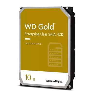 3.5" HDD 10.0TB-SATA-256MB Western Digital "Gold (WD102KRYZ)", Enterprise, CMR, 7200rpm, 2M (MTBF) 128118 фото