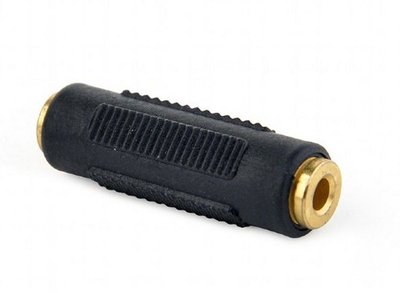 Audio adapter 3-pin*3.5 mm socket to 3-pin*3.5 mm socket, Cablexpert A-3.5FF-01 122838 фото
