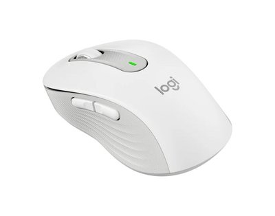 Wireless Mouse Logitech M650 Signature, Optical, 400-4000 dpi, 5 buttons, 1xAA, 2.4GHz/BT, White 142384 фото