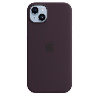 Original iPhone 14 Plus Silicone Case with MagSafe - Elderberry, Model A2911 146419 фото