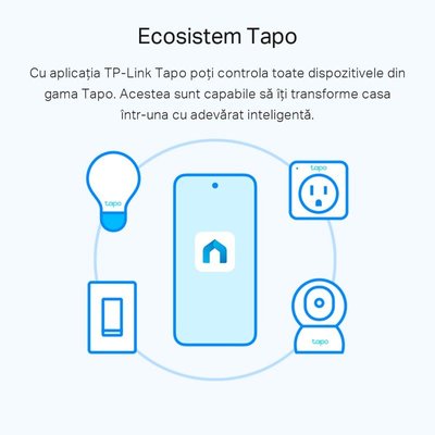 TP-LINK "Tapo L510E", Smart Wi-Fi LED Bulb with Dimmable Light, 2700K, 806lm 136352 фото