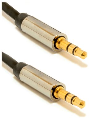 Cable 3.5mm jack - 3.5mm jack, 0.75m, 3pin, Cablexpert, Gold connectors, CCAP-444-0.75M 84410 фото