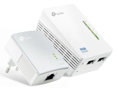 Powerline Adapter/Access Point Wi-Fi N TP-Link, TL-WPA4220 KIT, AV600, 2x100Mbps Ports 67695 фото