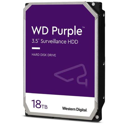 3.5" HDD 18.0TB-SATA-512MB Western Digital "Purple Pro (WD181PURP)" 124603 фото