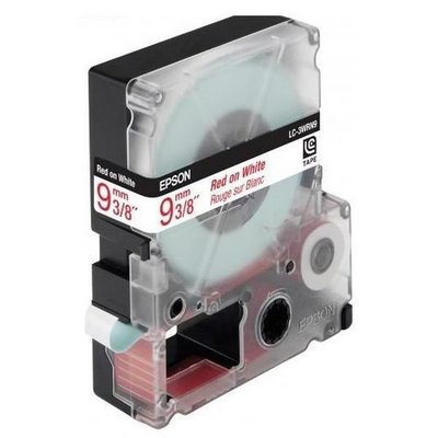 Tape Cartridge EPSON LK3WRN; 9mm/9m Standard, Red/White, C53S653008 117861 фото