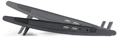 Notebook Cooling Pad Deepcool WIND PAL FS, up to 17'', 2x140mm, 2xUSB, Fan speed control 77741 фото