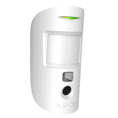Ajax Wireless Security Motion Detector with Photo "MotionCam (PhOD)", White 210583 фото